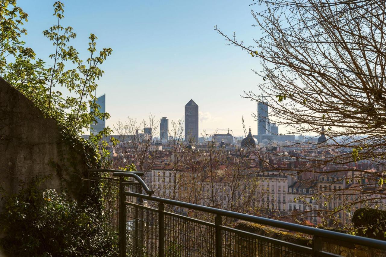 Апартаменты Beau Duplex Avec Jardin Et Vue Лион Экстерьер фото