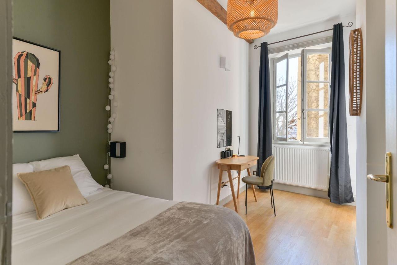Апартаменты Beau Duplex Avec Jardin Et Vue Лион Экстерьер фото