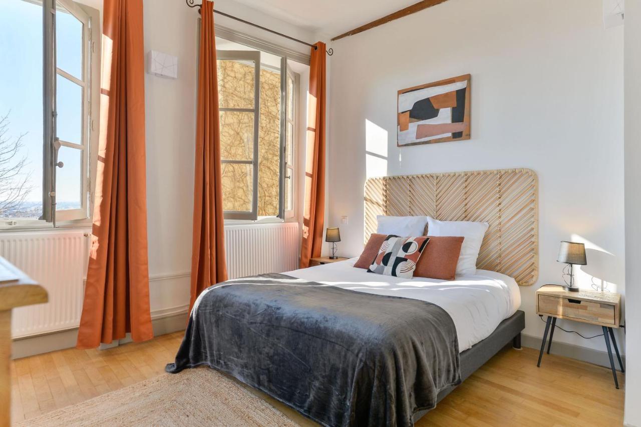 Апартаменты Beau Duplex Avec Jardin Et Vue Лион Экстерьер фото
